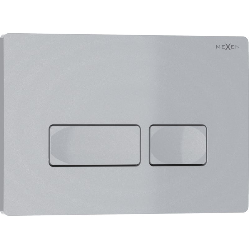 Mexen Tex 04 splachovací tlačítko, matný chrom - 6104-04