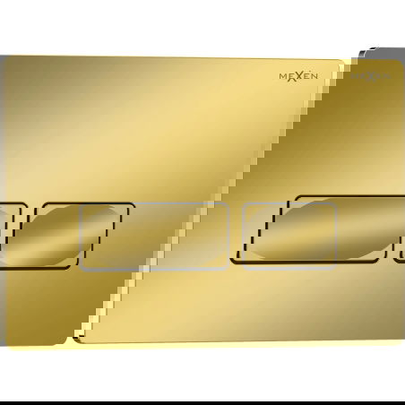 Mexen Tex 04 splachovací tlačítko, zlatý šampaňský lesklý - 6104-08