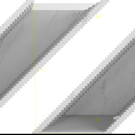 Mexen Lunar-B sprchové dveře výklopné pravé 70 cm, průhledné, zlaté - 832-070-000-50-00-P