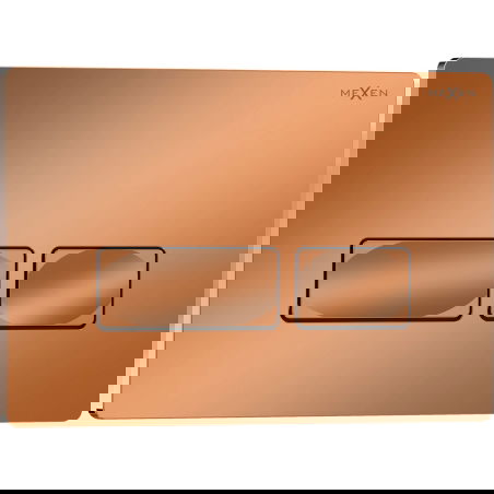 Mexen Tex 04 tlačítko splachovací, růžové zlato lesklé - 6104-09