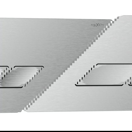 Mexen Tex 04 tlačítko splachovací, kartáčovaný nikl - 6104-10