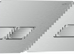 Mexen Tex 04 tlačítko splachovací, kartáčovaný nikl - 6104-10