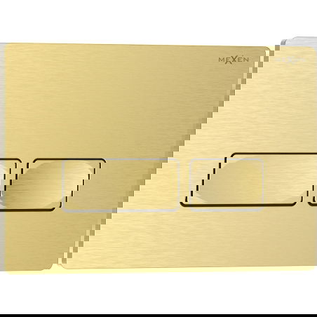 Mexen Tex 04 splachovací tlačítko, zlatý kartáčovaný - 6104-11