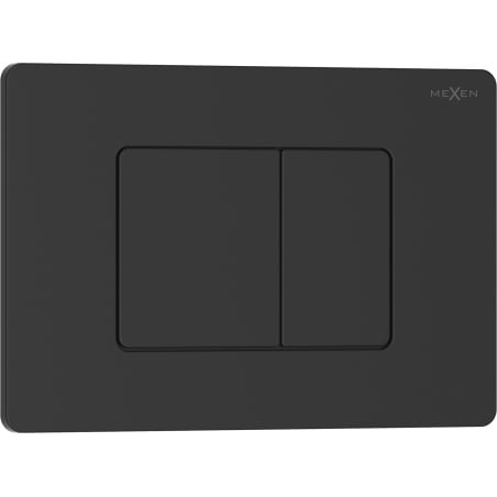 Mexen Tex 05 splachovací tlačítko nerezová ocel, černý matný - 6105-02