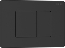 Mexen Tex 05 splachovací tlačítko nerezová ocel, černý matný - 6105-02