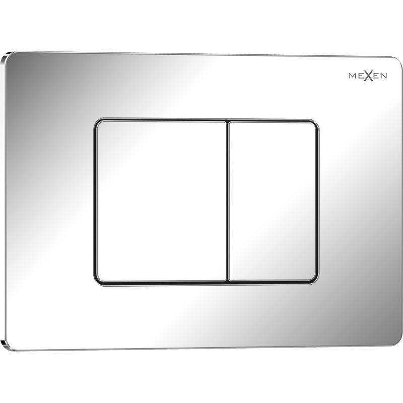Mexen Tex 05 splachovací tlačítko nerezová ocel, lesklý chrom - 6105-03