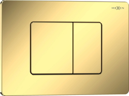 Mexen Tex 05 splachovací tlačítko nerezová ocel, zlatá šampaňská lesklá - 6105-08