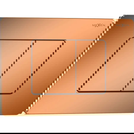 Mexen Tex 05 splachovací tlačítko nerezová ocel, růžové zlato lesklé - 6105-09