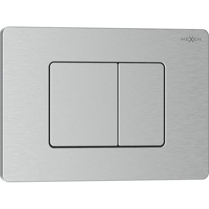 Mexen Tex 05 tlačítko splachovací nerezová ocel, inox - 6105-10