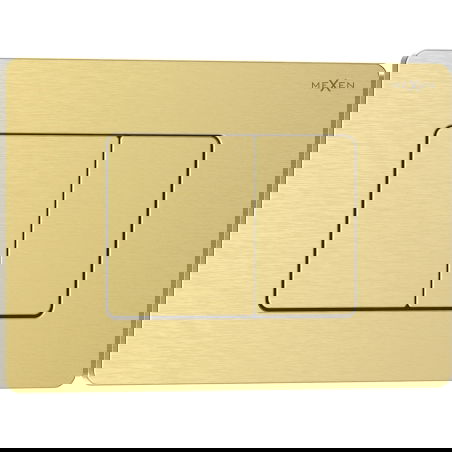 Mexen Tex 05 tlačítko splachování nerezová ocel, kartáčovaná zlatá - 6105-11