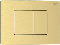 Mexen Tex 05 tlačítko splachování nerezová ocel, kartáčovaná zlatá - 6105-11