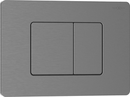 Mexen Tex 05 tlačítko splachování nerezová ocel, kartáčovaná gun gray - 6105-12