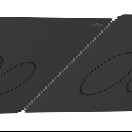 Mexen Tex 06 splachovací tlačítko nerezová ocel, černý matný - 6106-02