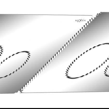 Mexen Tex 06 tlačítko splachování nerezová ocel, lesklý chrom - 6106-03
