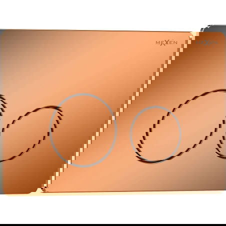 Mexen Tex 06 splachovací tlačítko nerezová ocel, růžové zlato lesklý - 6106-09