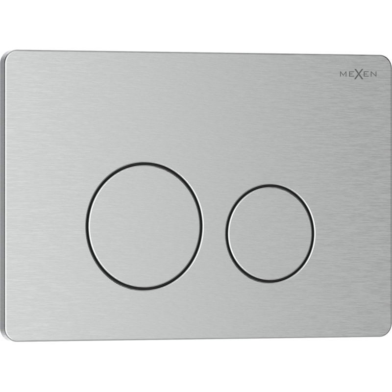 Mexen Tex 06 splachovací tlačítko nerezová ocel, inox - 6106-10