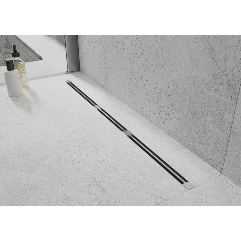 Mexen Flat 360° Super Slim lineární odtok rotační 80 cm, Chromovaná - 1051080