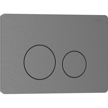 Mexen Tex 06 splachovací tlačítko nerez ocel, kartáčovaná gun gray - 6106-12