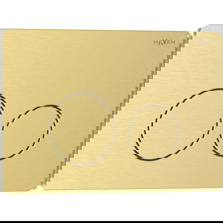 Mexen Tex 06 tlačítko splachování nerezová ocel, zlatá kartáčovaná - 6106-11