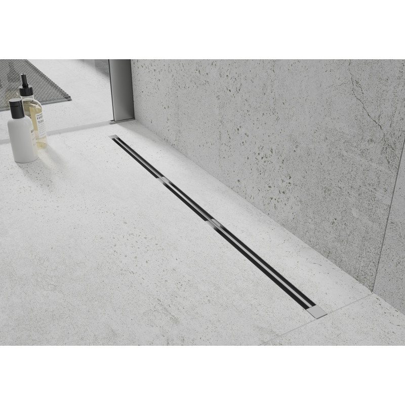 Mexen Flat 360° Super Slim lineární odtok rotační 90 cm, Chromovaná - 1051090