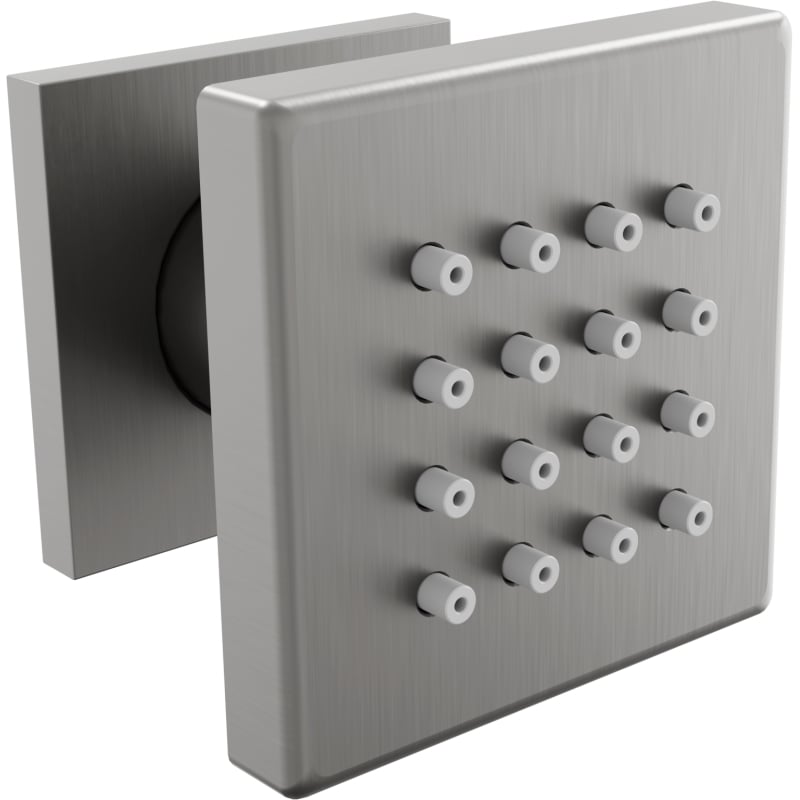 Mexen Cube nástěnná boční tryska, gun gray kartáčovaný - 79360-66