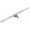 Mexen Flat 360° Super Slim lineární odtok rotační 120 cm, Chromovaná - 1051120