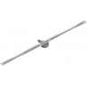 Mexen Flat 360° Super Slim lineární odtok rotační 160 cm, Chromovaná - 1051160