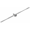 Mexen Flat 360° Super Slim lineární odtok rotační 150 cm, Chromovaná - 1051150