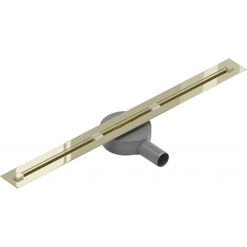 Mexen Flat 360° Super Slim lineární odtok rotační 50 cm, Zlatá - 1551050
