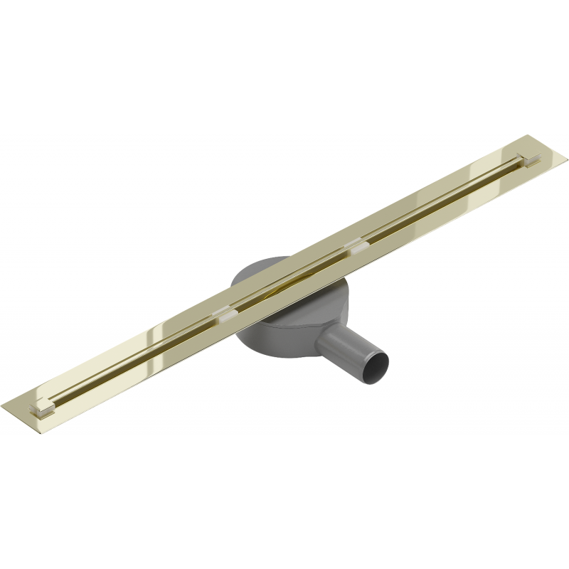 Mexen Flat 360° Super Slim lineární odtok rotační 60 cm, Zlatá - 1551060