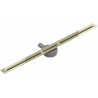 Mexen Flat 360° Super Slim lineární odtok rotační 100 cm, Zlatá - 1551100