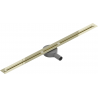 Mexen Flat 360° Super Slim lineární odtok rotační 100 cm, Zlatá - 1551100