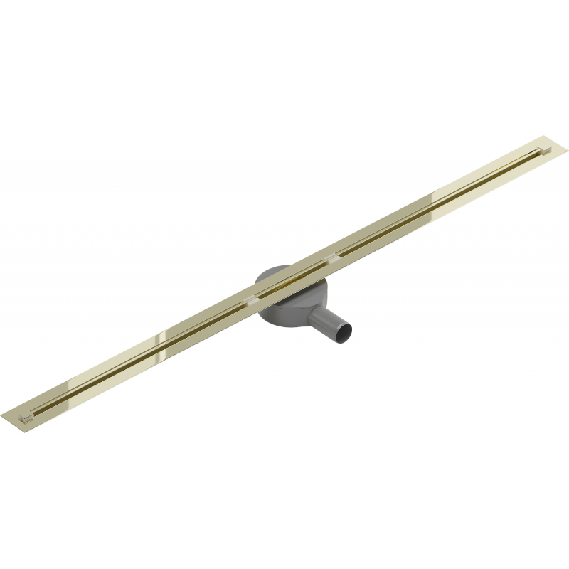 Mexen Flat 360° Super Slim lineární odtok rotační 120 cm, Zlatá - 1551120