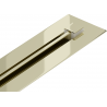 Mexen Flat 360° Super Slim lineární odtok rotační 130 cm, Zlatá - 1551130