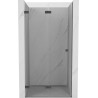 Mexen Lunar-F skládací sprchové dveře levé 85 cm, transparentní, gun gray kartáčovaný - 836-085-000-66-00-L
