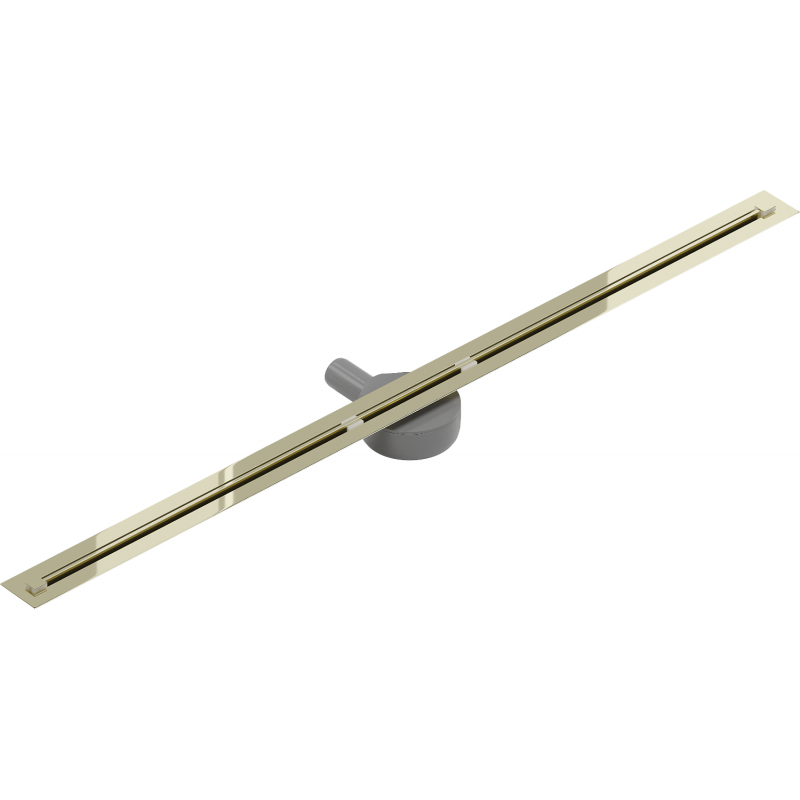 Mexen Flat 360° Super Slim lineární odtok rotační 130 cm, Zlatá - 1551130