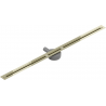 Mexen Flat 360° Super Slim lineární odtok rotační 130 cm, Zlatá - 1551130