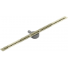 Mexen Flat 360° Super Slim lineární odtok rotační 140 cm, Zlatá - 1551140
