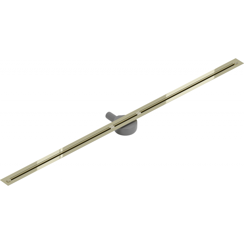 Mexen Flat 360° Super Slim lineární odtok rotační 150 cm, Zlatá - 1551150