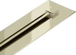 Mexen Flat 360° Super Slim lineární odtok rotační 160 cm, Zlatá - 1551160