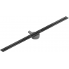 Mexen Flat 360° Slim Plochý 360° super tenký otočný liniový odtok 130 cm, černý - 1751130