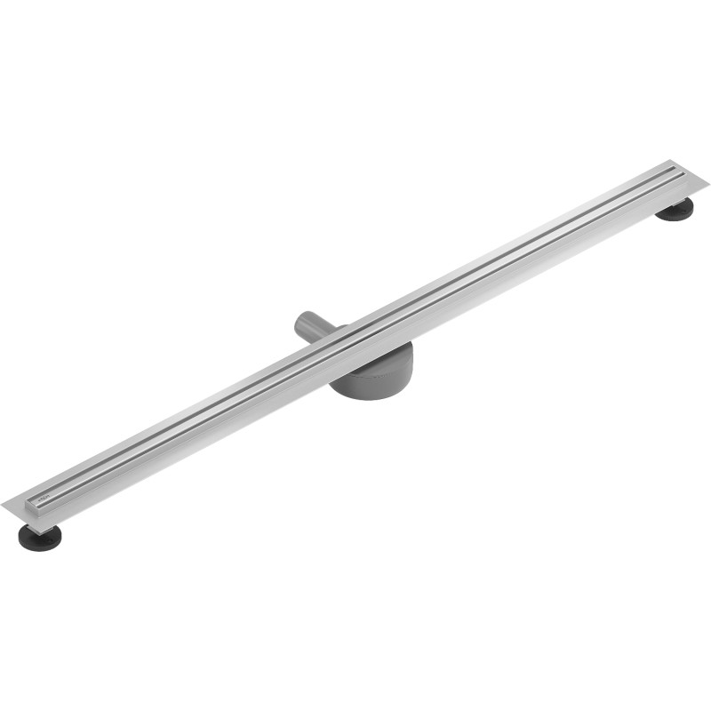 Mexen Flat 360° Slim otočný liniový odtok 130 cm, nerezová ocel - 1041130