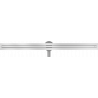 Mexen Flat 360° Slim otočný lineární odtok 140 cm, inox - 1041140