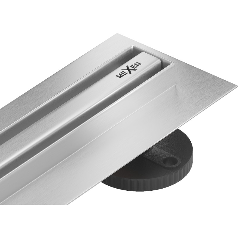 Mexen Flat 360° Slim liniový rotační odtok 150 cm, inox - 1041150