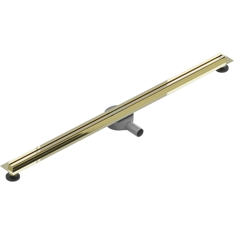 Mexen Flat 360° Slim otočný liniový odtok 130 cm, zlatý - 1541130