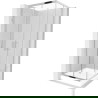 Mexen Rio čtvercový sprchový kout 70 x 70 cm, transparentní, chrom + vanička, bílá - 860-070-070-01-00-4510