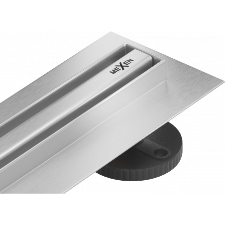 Mexen Flat 360° Slim otočný liniový odtok 200 cm, nerez - 1041200