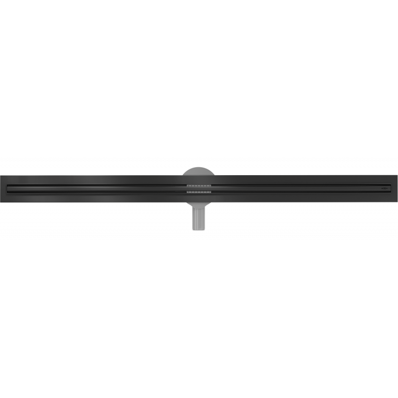 Mexen Flat 360° Slim otočný liniový odtok 130 cm, černý - 1741130