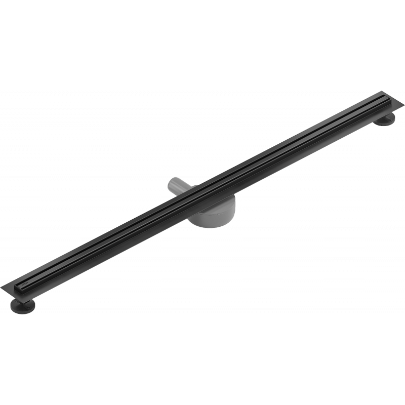 Mexen Flat 360° Slim otočný lineární odtok 160 cm, černý - 1741160