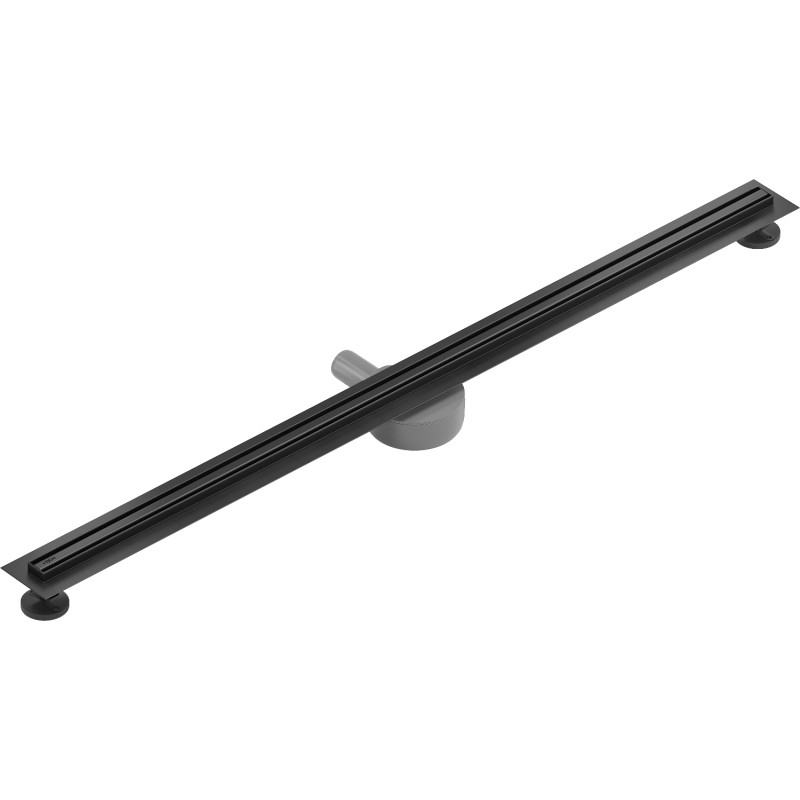 Mexen Flat 360° Slim otočný liniový odtok 160 cm, černý - 1741160